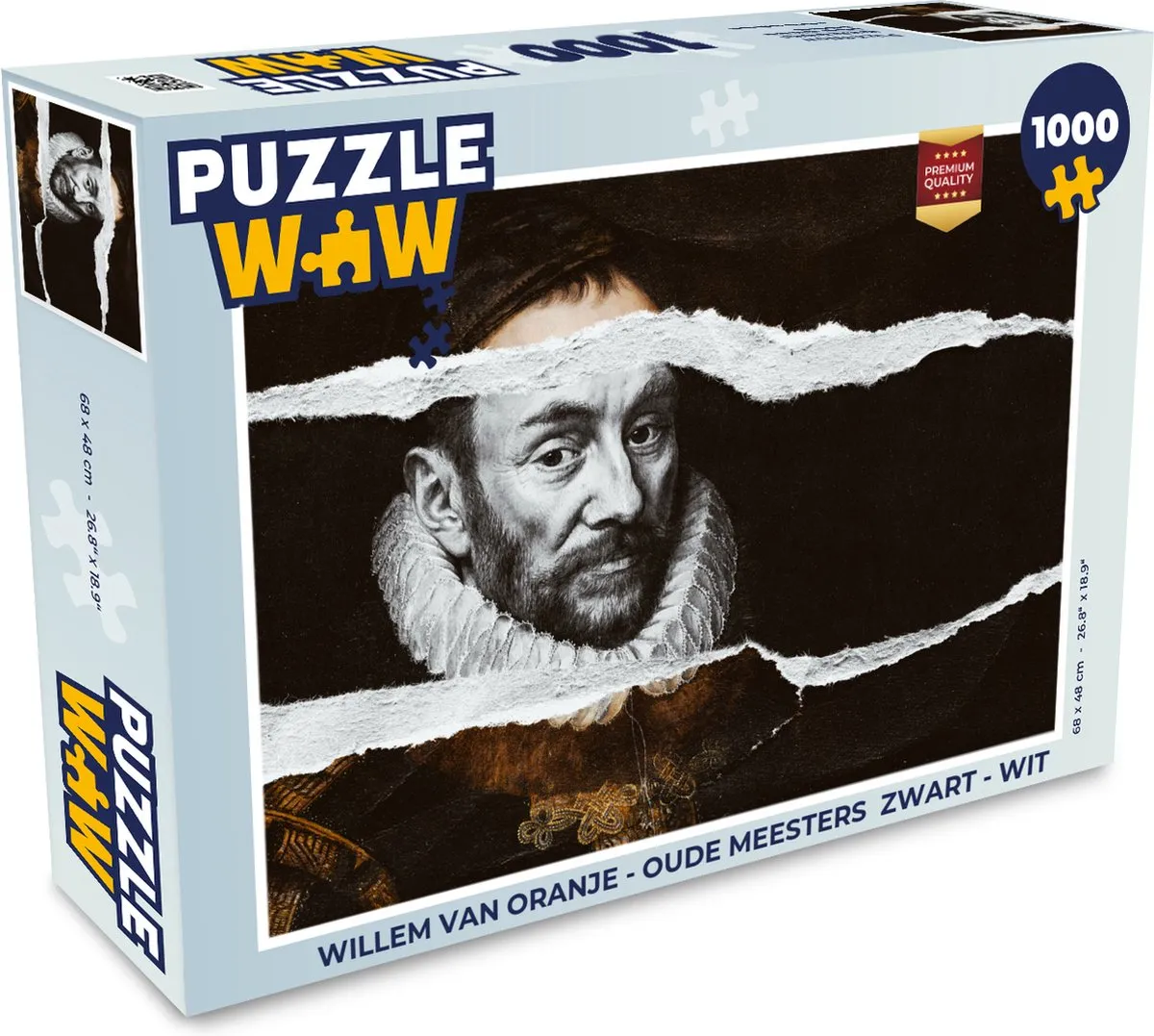 PuzzleWow Willem van Oranje Legpuzzel 1000 Stuks