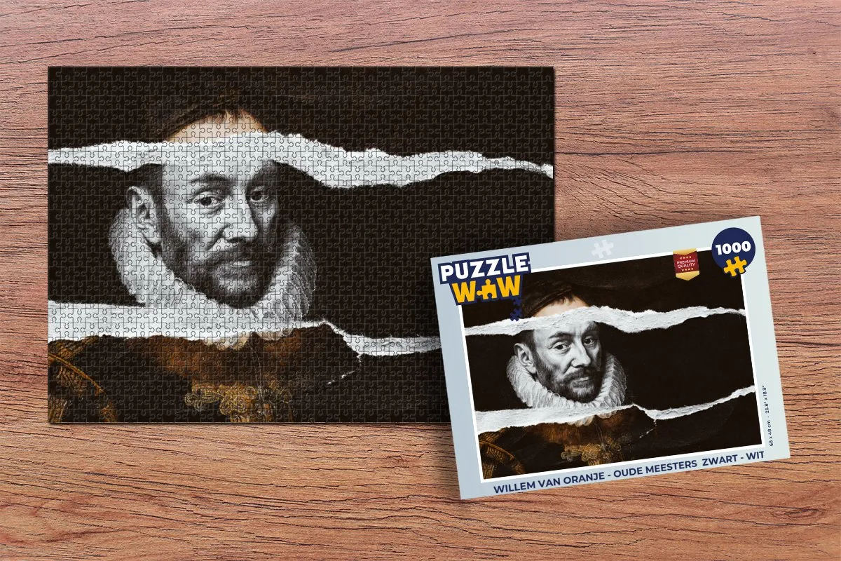 PuzzleWow Willem van Oranje Legpuzzel 1000 Stuks - Multicolor
