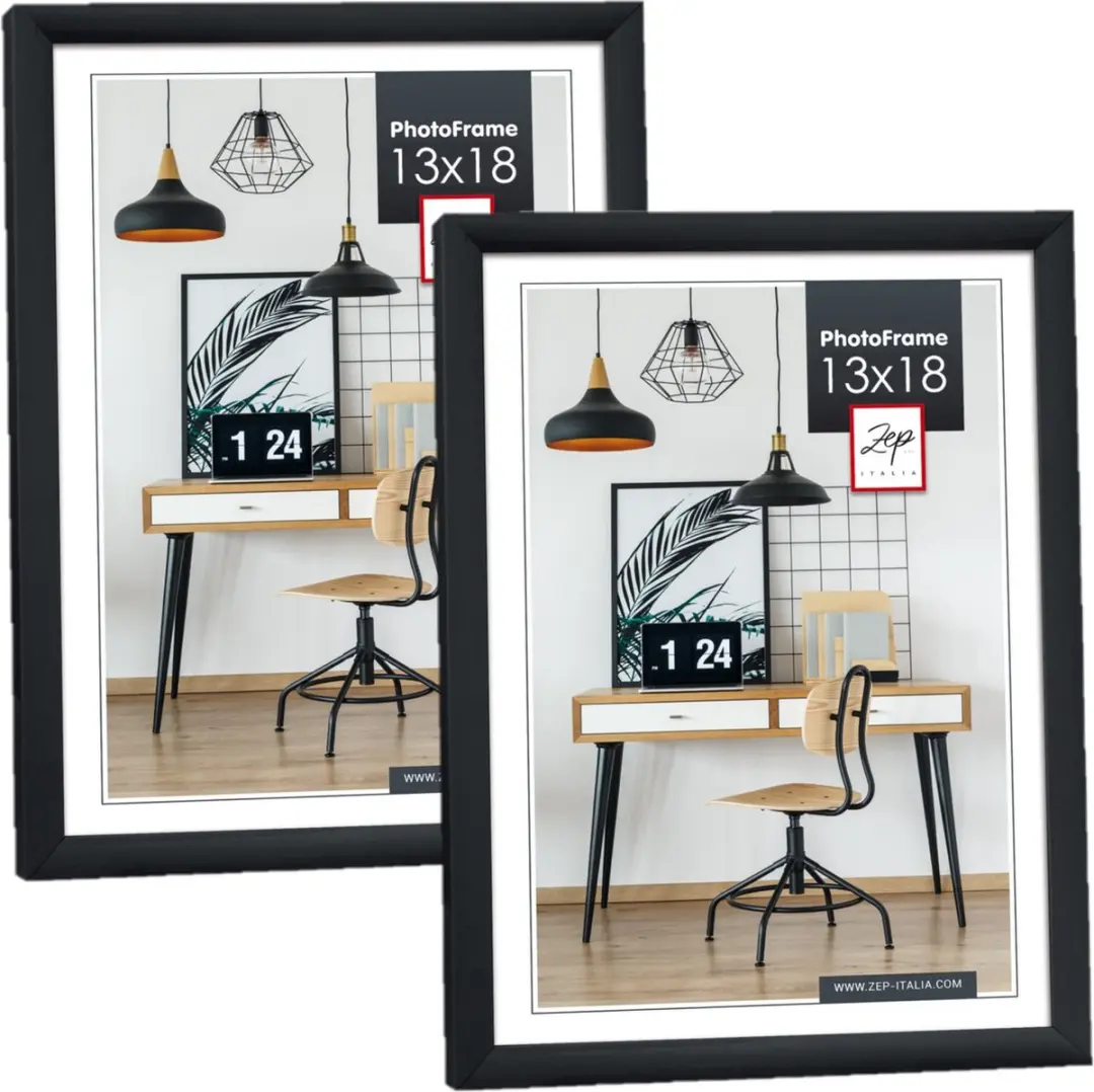 Zep Fotolijst KB2 13x18cm - Zwart - afbeelding 3 van 6