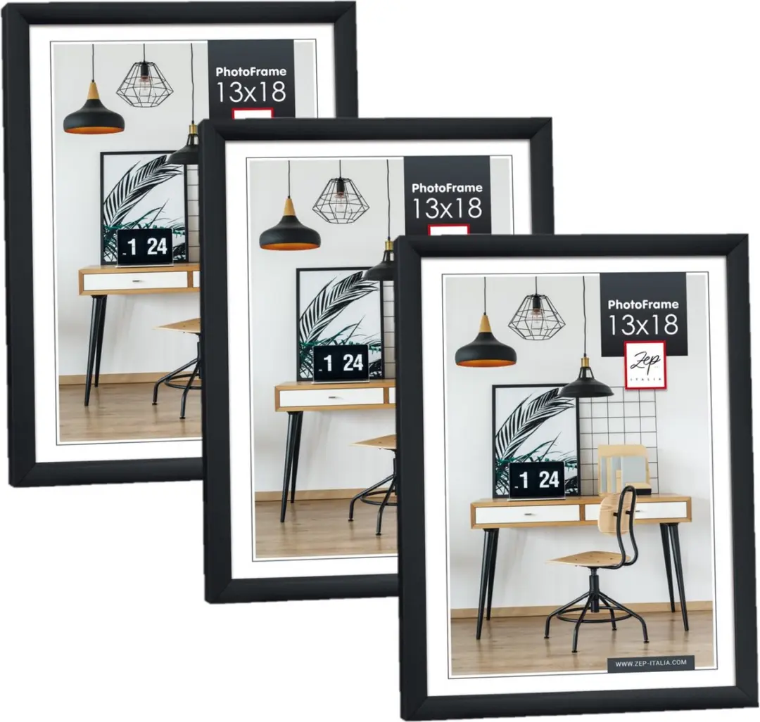 Zep Fotolijst KB2 13x18cm - Zwart - afbeelding 2 van 6