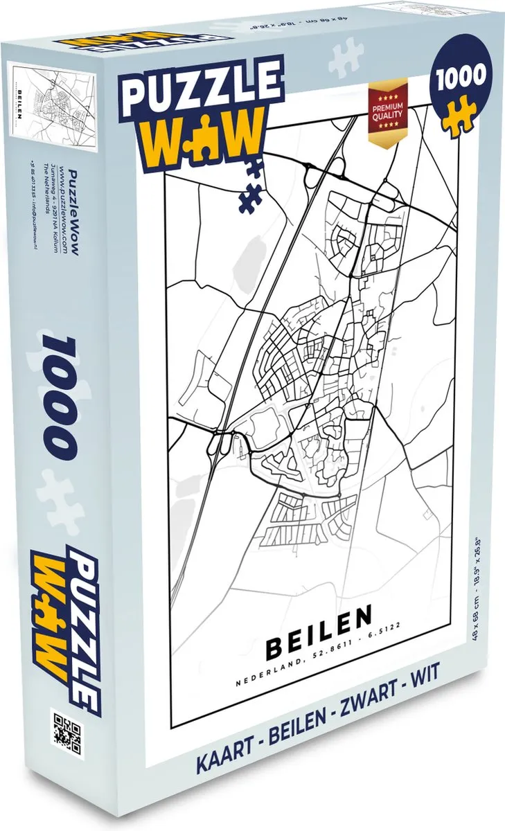 PuzzleWow Legpuzzel 1000 Stuks