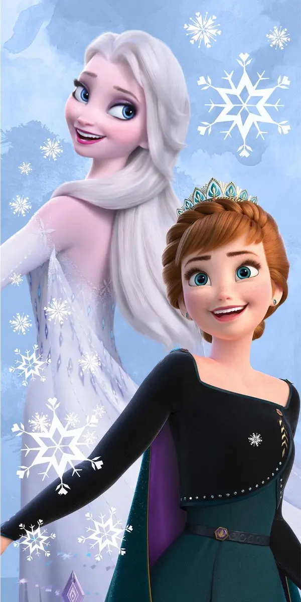 Disney Frozen Strandlaken, Snow Sisters