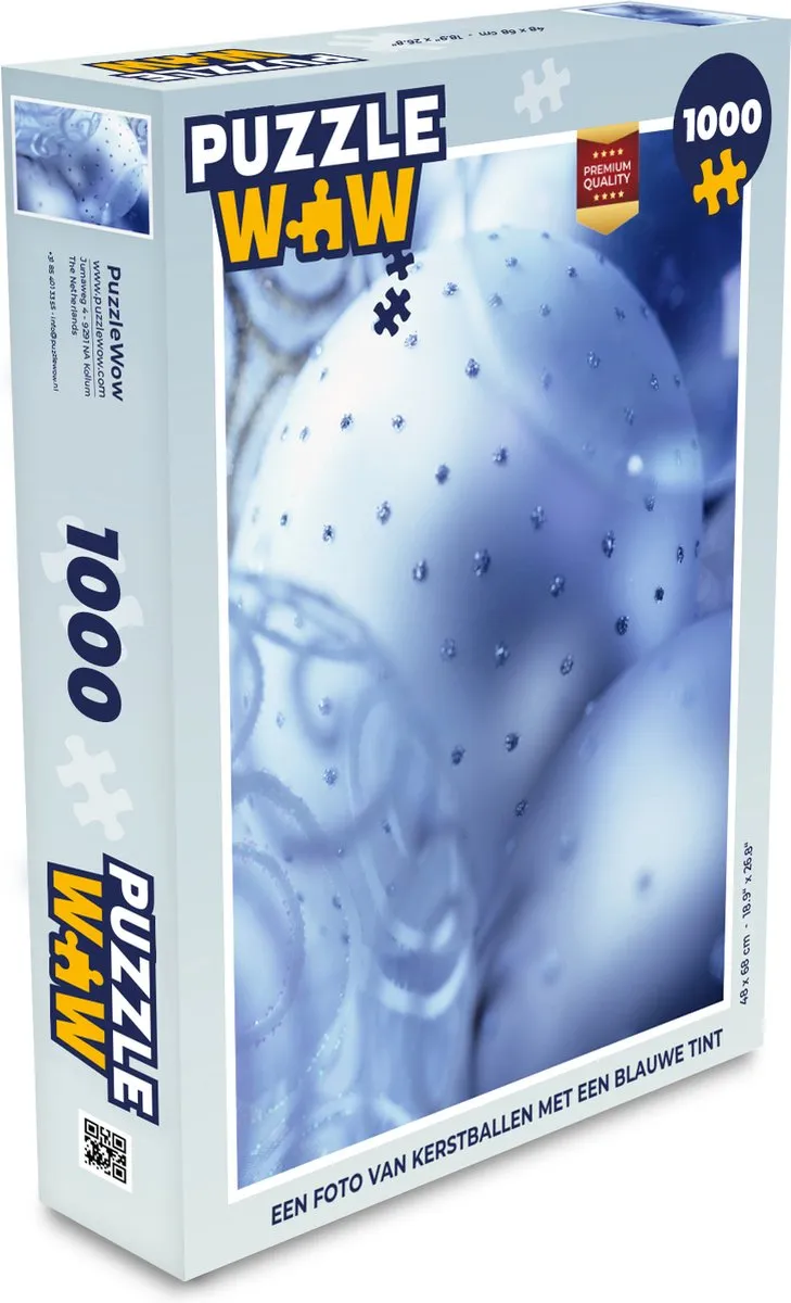 PuzzleWow Kerstballen Legpuzzel 1000 Stuks