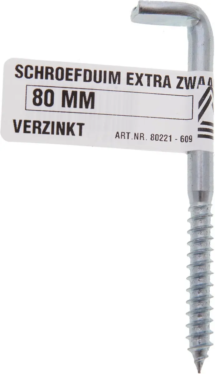 Deltafix schroefduim extra zwaar verzinkt 80 mm 1 st.