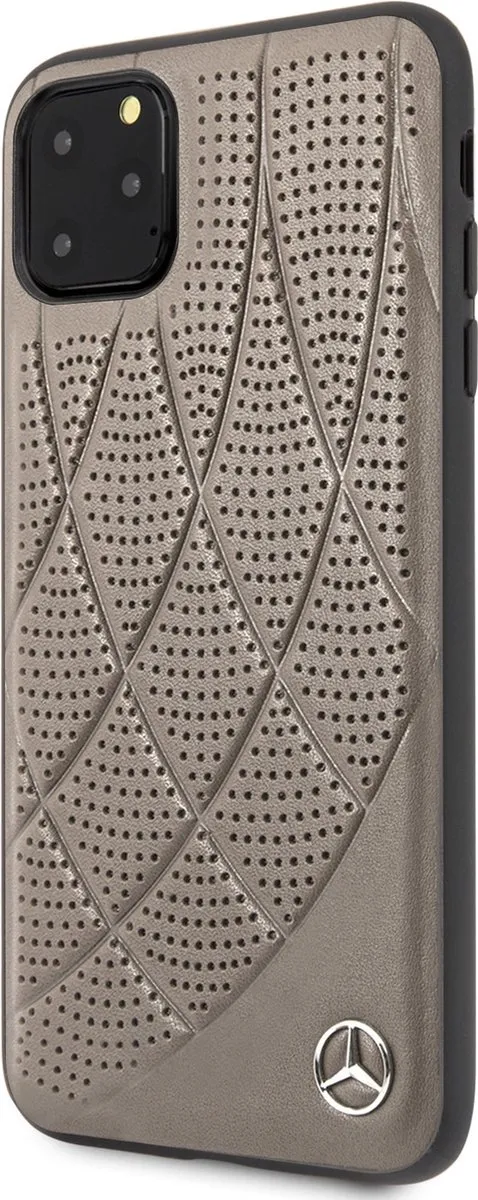 Mercedes-Benz iPhone 11 Pro Max Hoesje - Effen Bruin - afbeelding 3 van 6