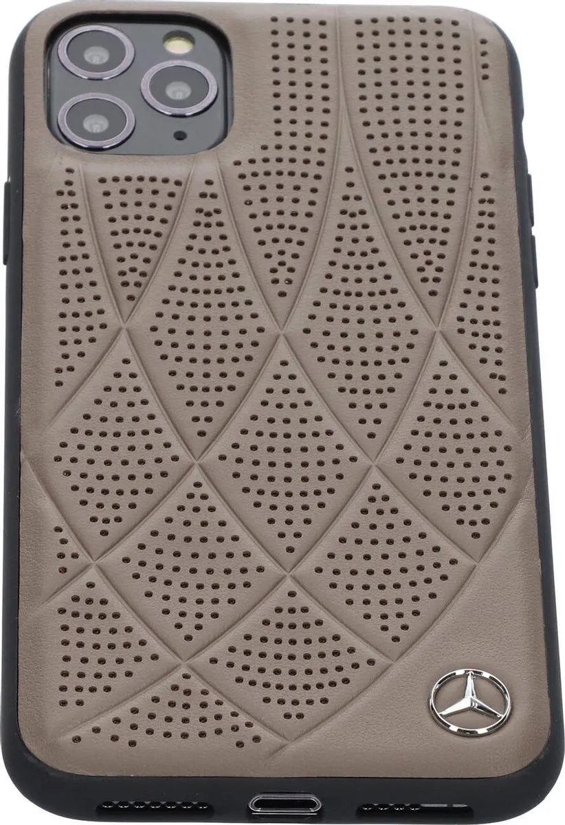 Mercedes-Benz iPhone 11 Pro Max Hoesje - Effen Bruin - afbeelding 4 van 6