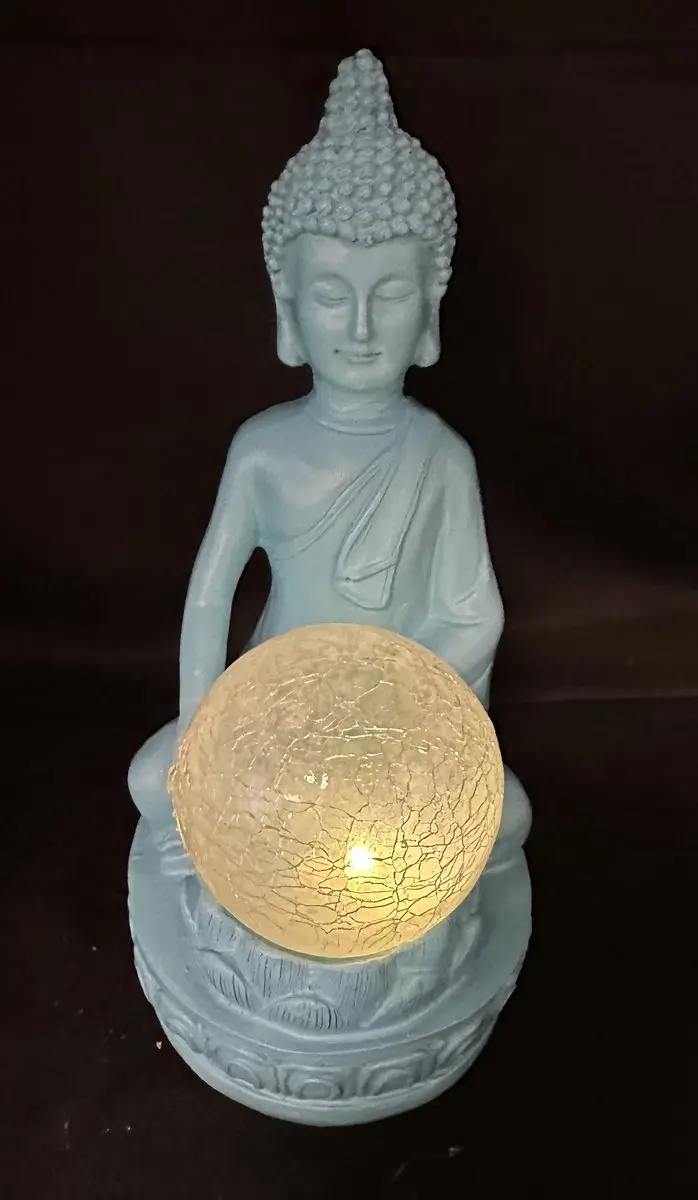 Decoratieve solarlamp "zittende boeddha"