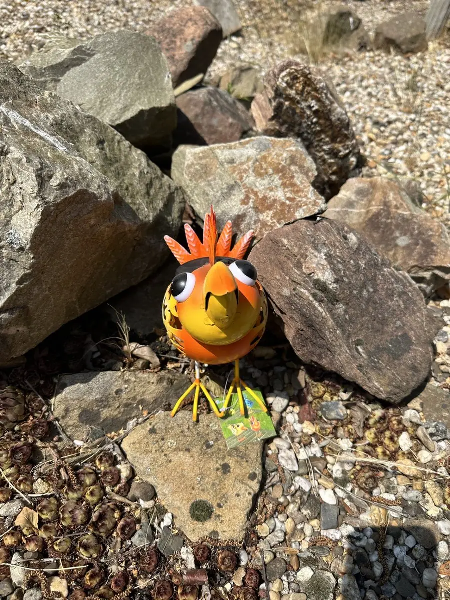Metalen solarlamp "tropische vogel"