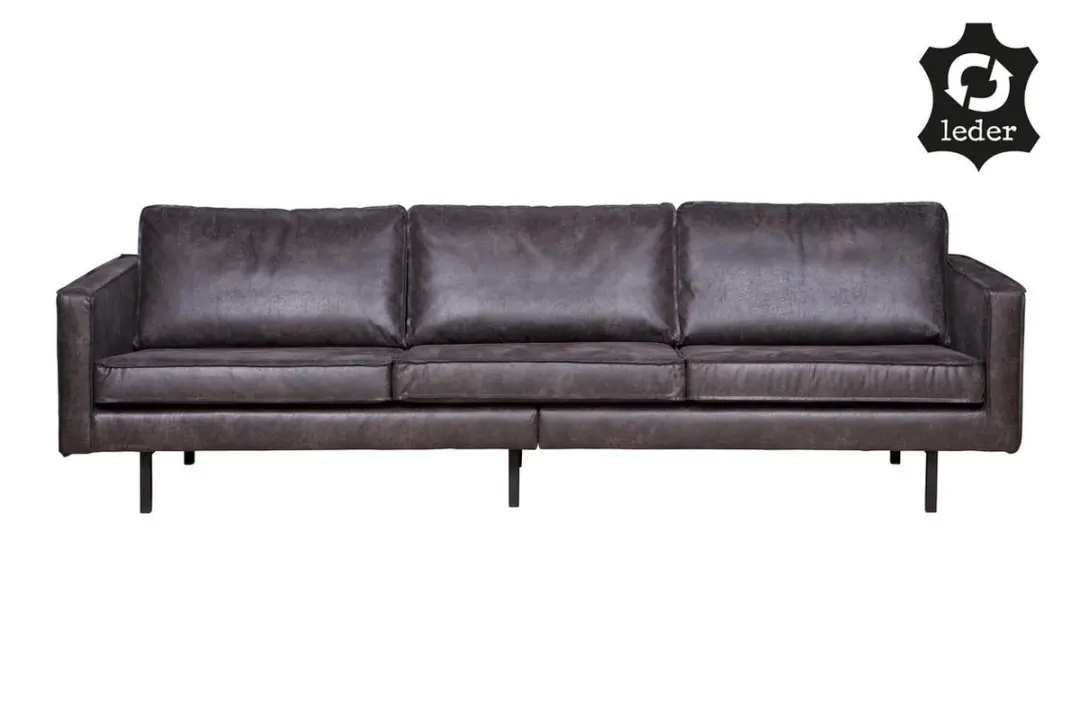 WOOOD Rodeo 3-Zits Bank - Zwart - 85x277x86