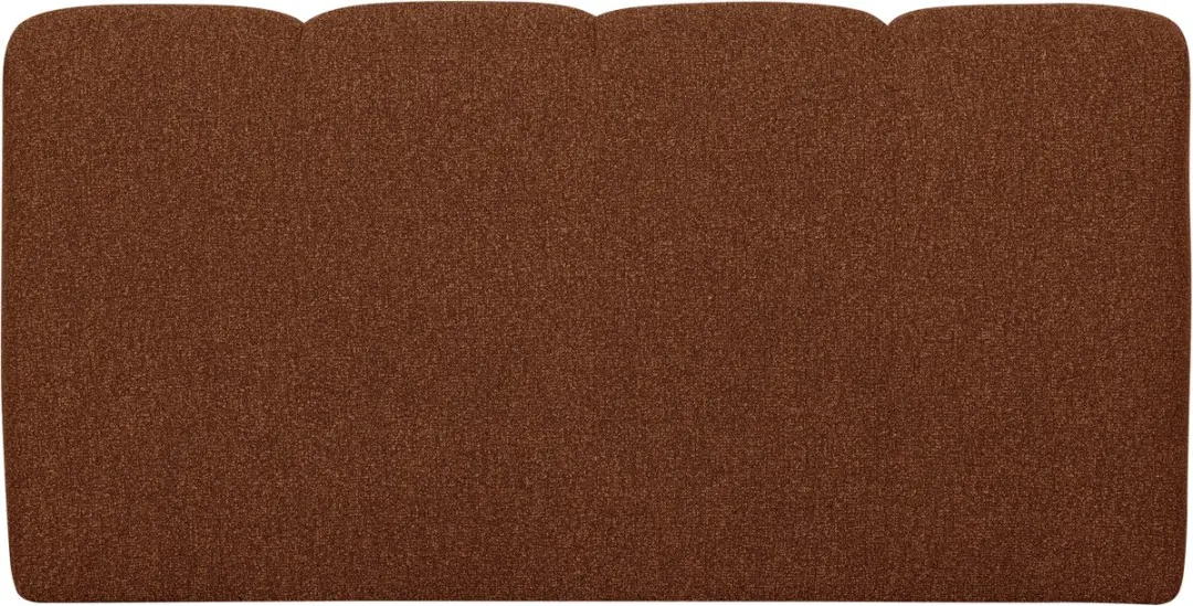 WOOOD Mojo Eetbank 164cm - Roestbruin Bouclé - afbeelding 2 van 6