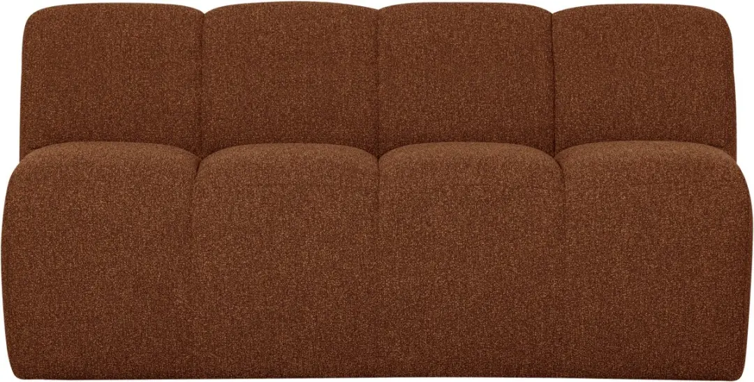 WOOOD Mojo Eetbank 164cm - Roestbruin Bouclé - afbeelding 6 van 6