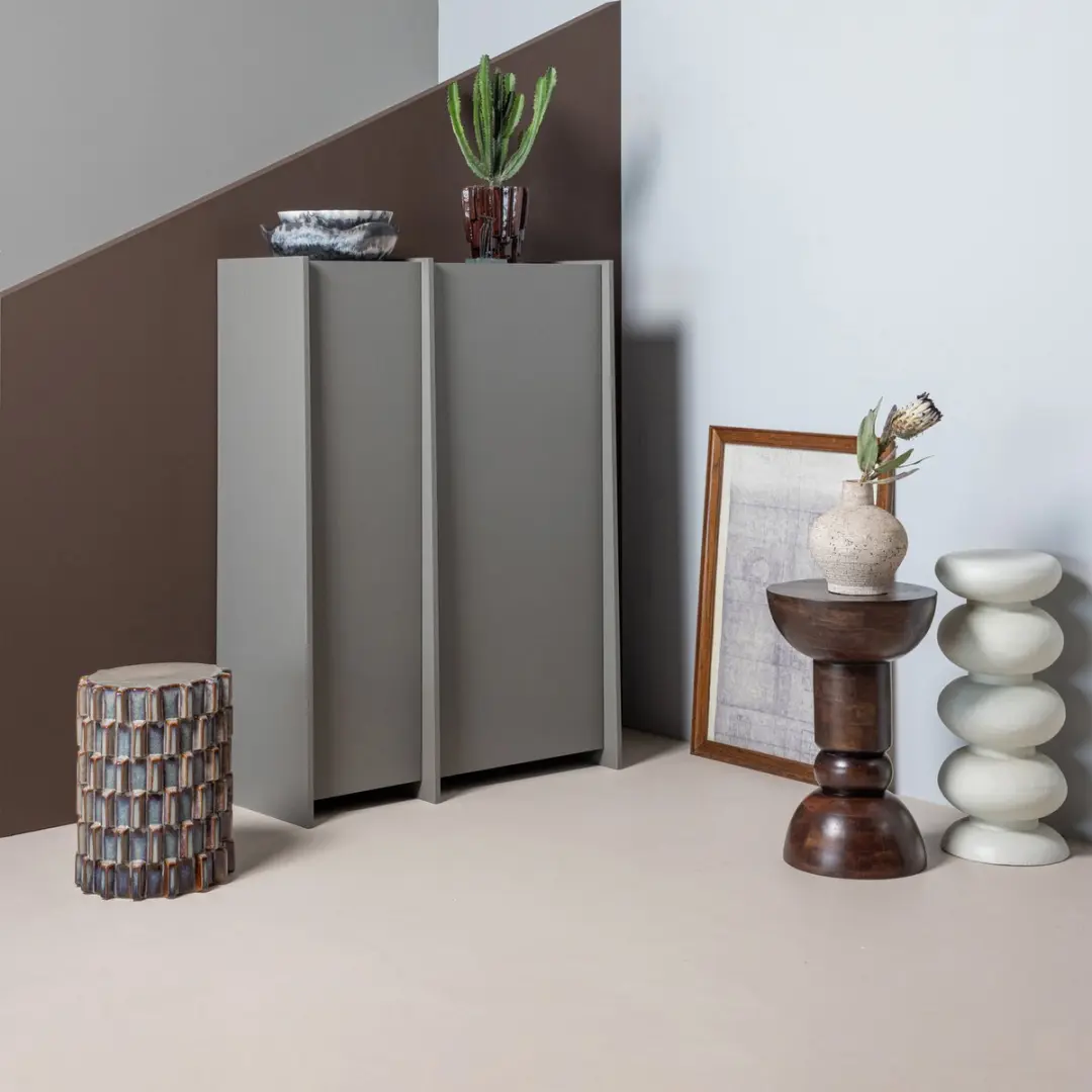 WOOOD Brilo Bijzettafel 69x29x29 - Crème - afbeelding 3 van 4
