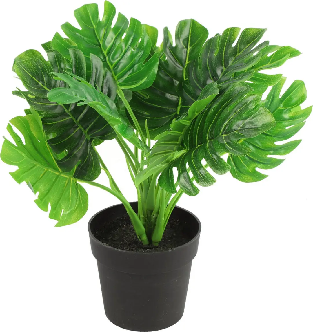 Countryfield Kunstplant Monstera plant in bloempot
