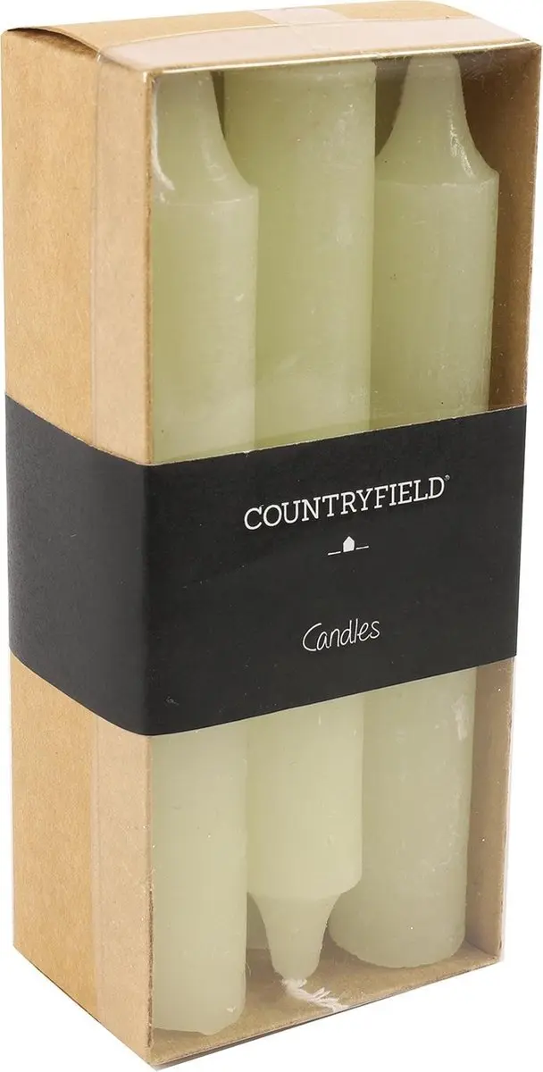Set van 6 kaarsen Countryfield 14cm