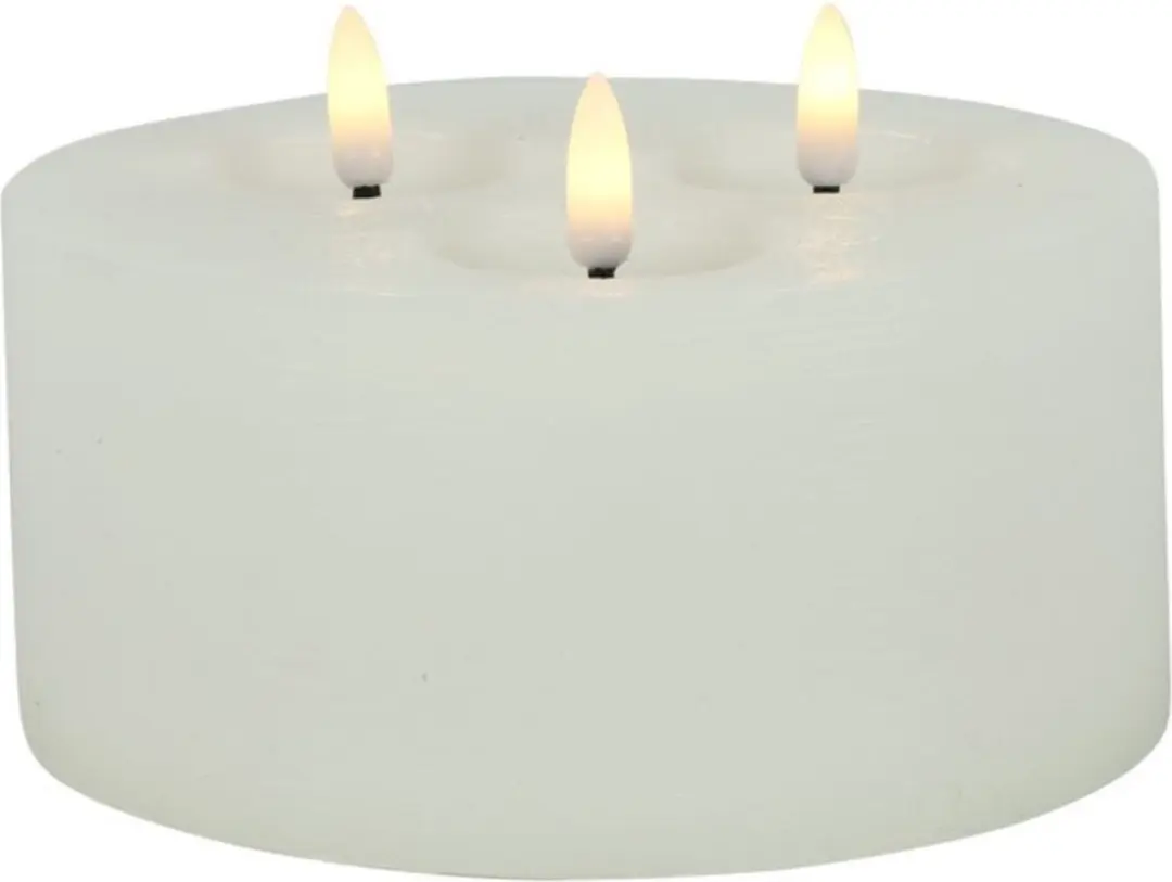 Countryfield Led Stompkaars Rustiek Small Wit Ø 15 cm