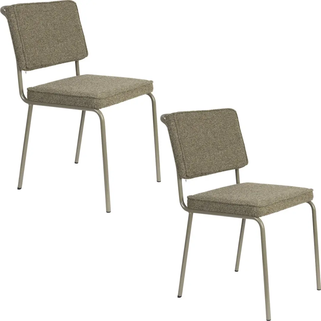 Zuiver Buddy Eetkamerstoelen Groen