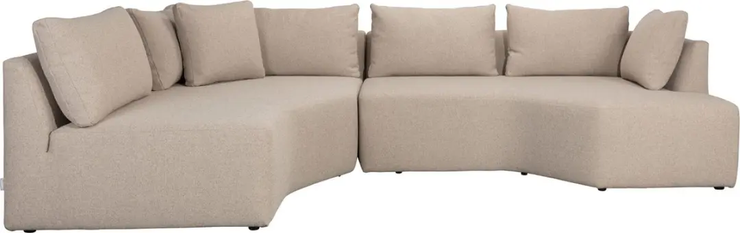 Zuiver Prosper Hoekbank Links Cappuccino/ Beige