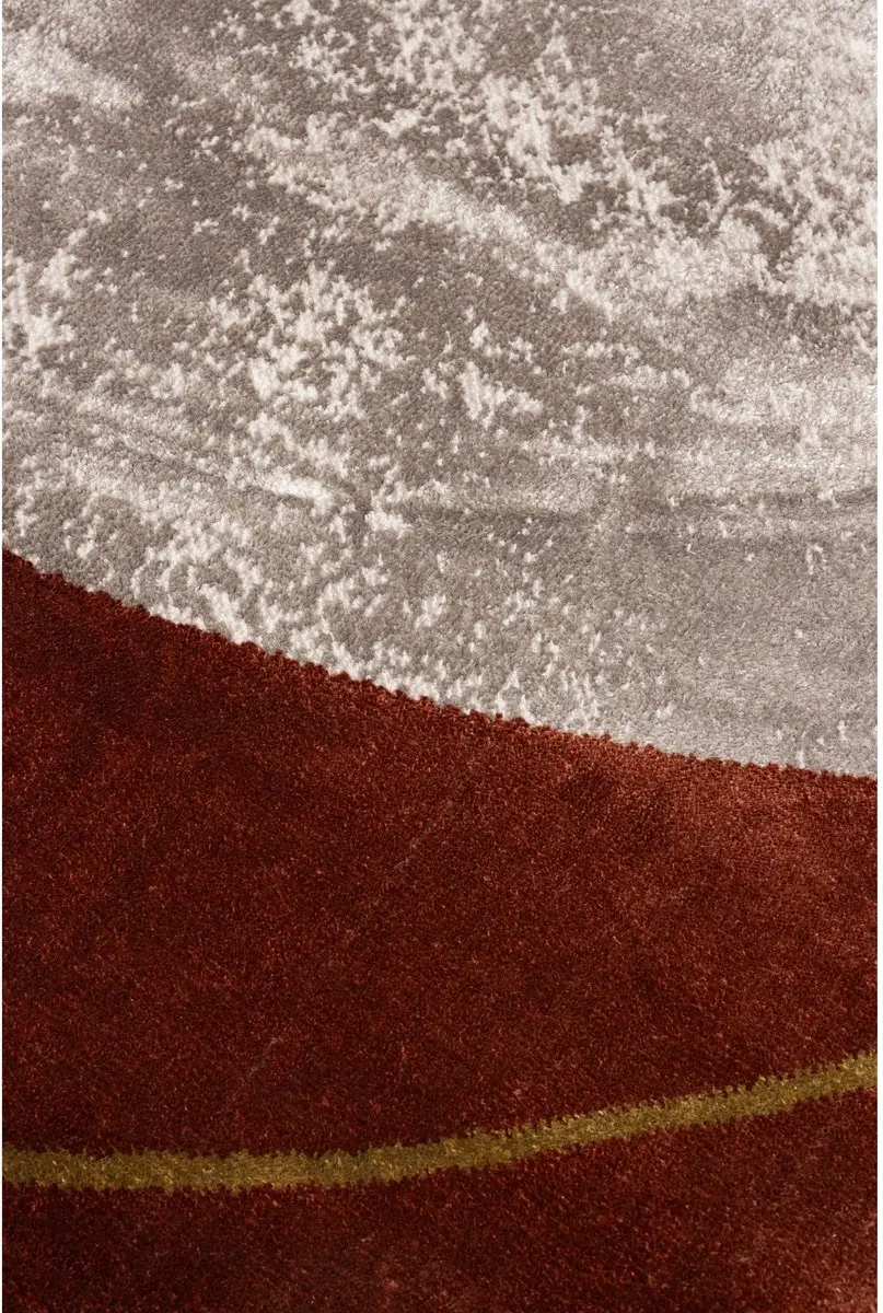 Zuiver Noon Vloerkleed 200x220cm - Oranje - afbeelding 2 van 6