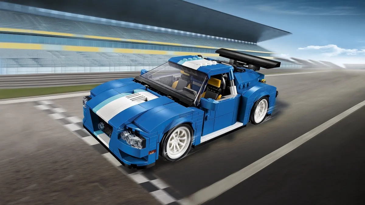 LEGO Creator Turbo Baanracer 31070 - 664 Stukken - Geel