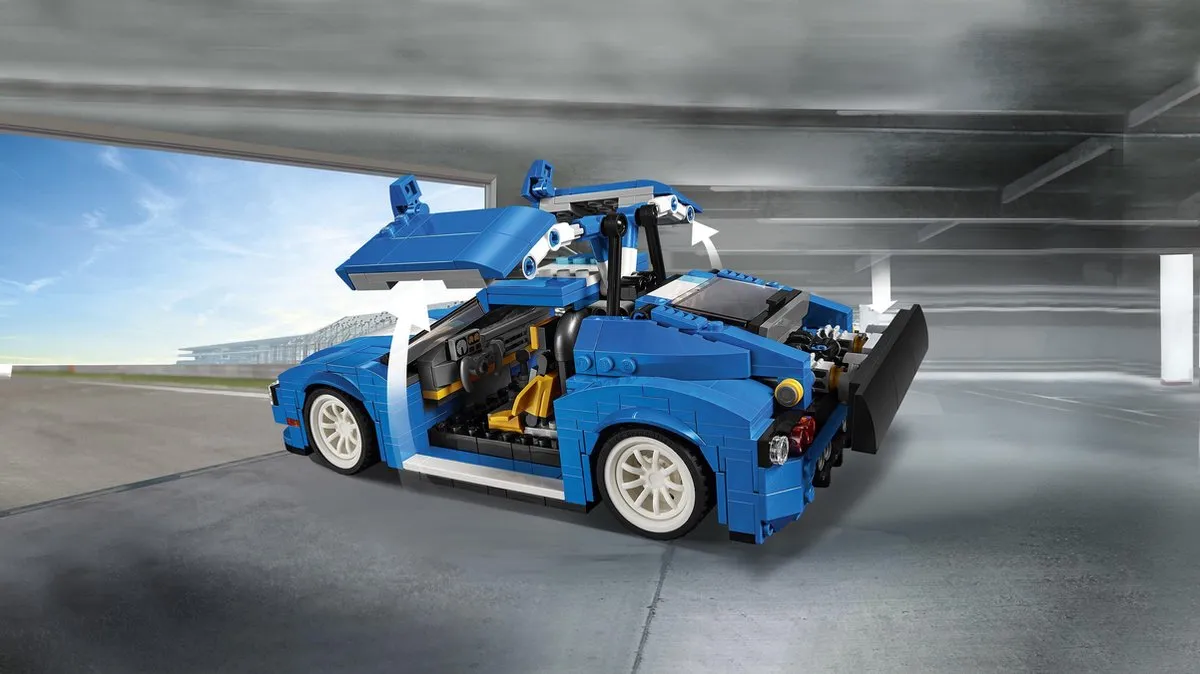 LEGO Creator Turbo Baanracer 31070 - 664 Stukken - Geel