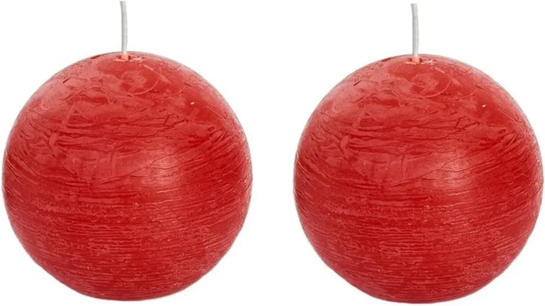 Spaas rustieke bolkaars
