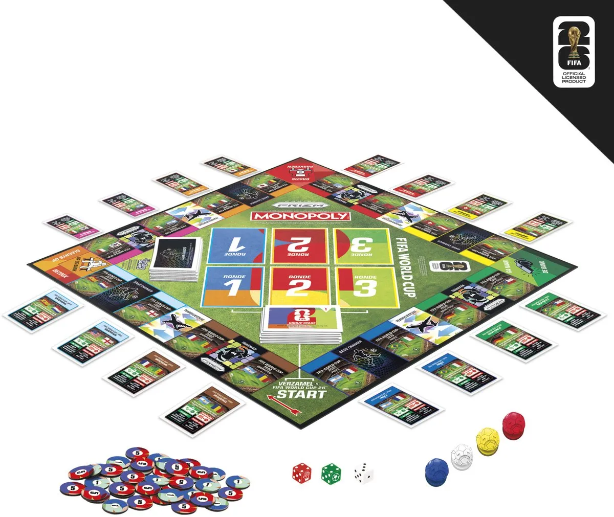 Monopoly Panini Prizm FIFA World Cup Bordspel - 2-4 Spelers