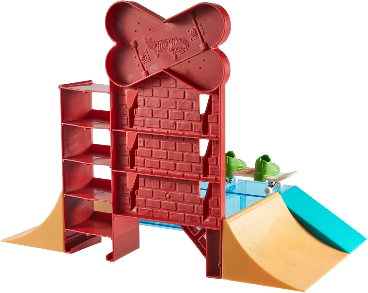 Hot Wheels Skate Shop Speelset JGG95 - Meerkleurig