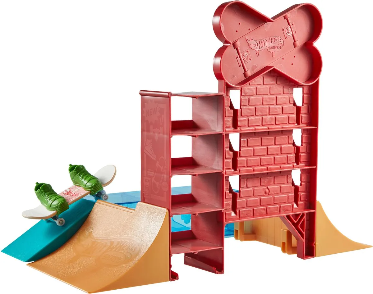 Hot Wheels Skate Shop Speelset JGG95 - Meerkleurig