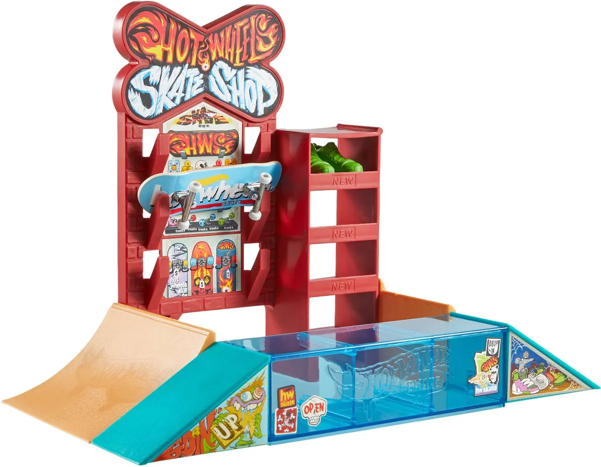 Hot Wheels Skate Shop Speelset JGG95 - Meerkleurig