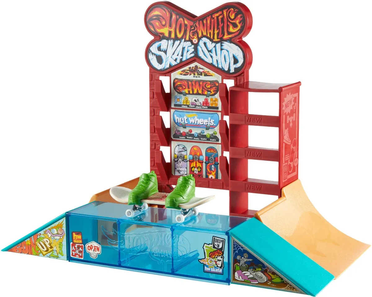 Hot Wheels Skate Shop Speelset JGG95 - Meerkleurig - afbeelding 6 van 6