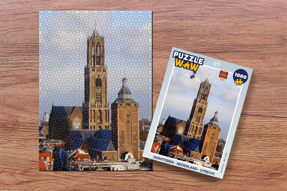 PuzzleWow Domtoren Legpuzzel 1000 Stuks - Multicolor
