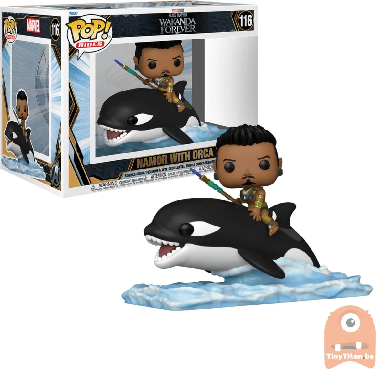 Funko Black Panther Wakanda Forever Namor Pop! Ride Super Deluxe 66721