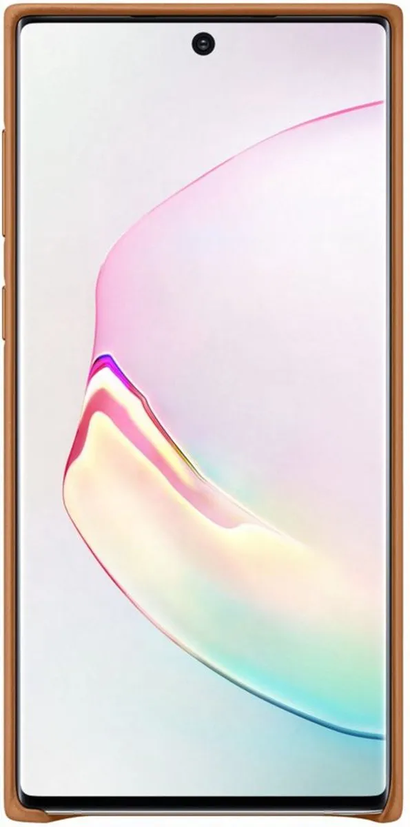 Samsung Galaxy Note 10 Leather Cover - Bruin
