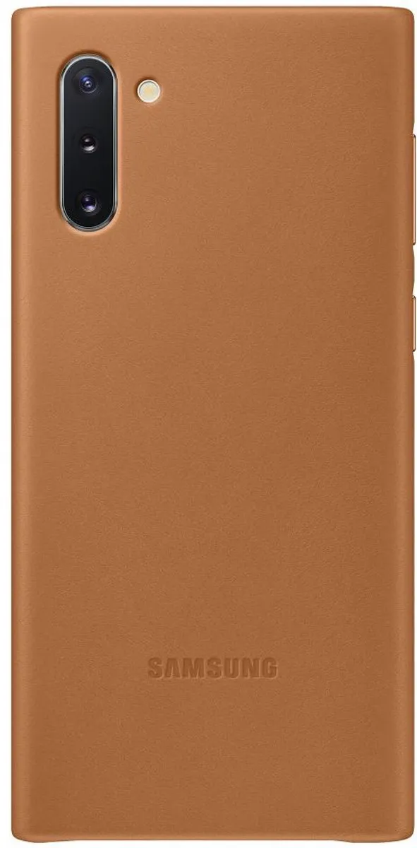 Samsung Galaxy Note 10 Leather Cover - Bruin - afbeelding 6 van 6