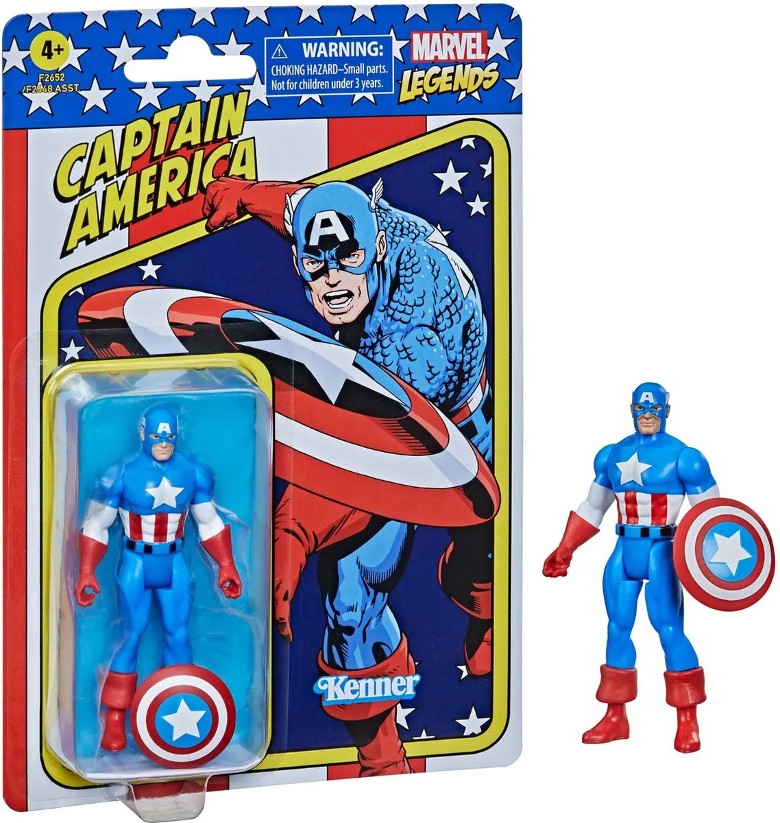 Marvel Legends Captain America Speelfiguur - Retro Collection