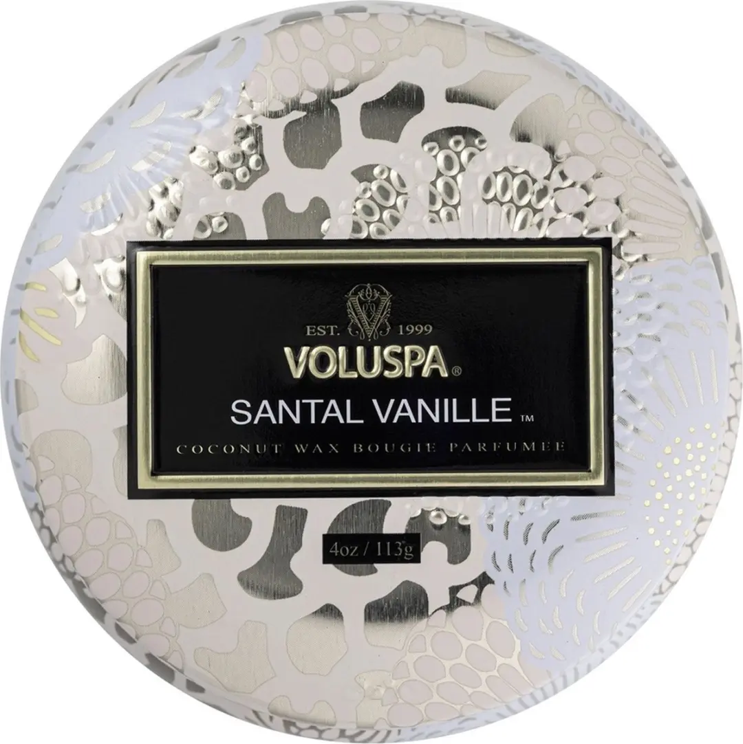 Voluspa Japonica Collection Santal Vanille Mini Kaars 113g - afbeelding 2 van 2