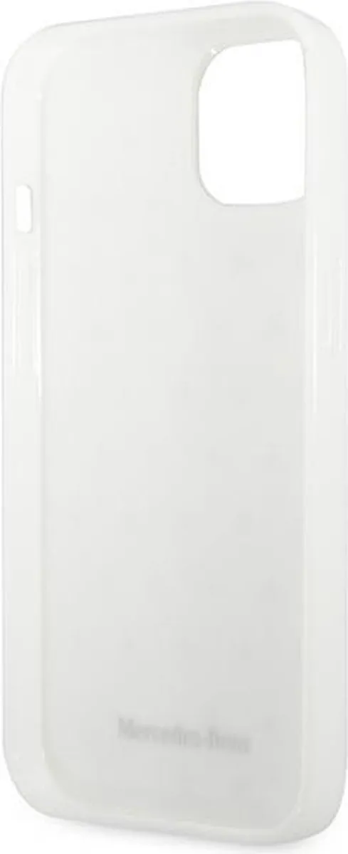 Mercedes MEHCP13SESPWH iPhone 13 mini Hardcase - Zilver - Sterrenpatroon