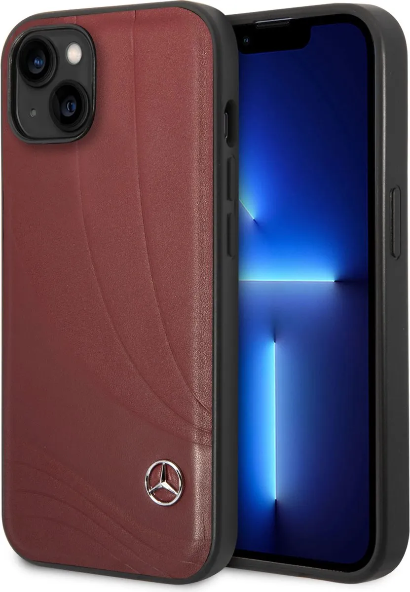 Mercedes-Benz PU Leerhoesje iPhone 14