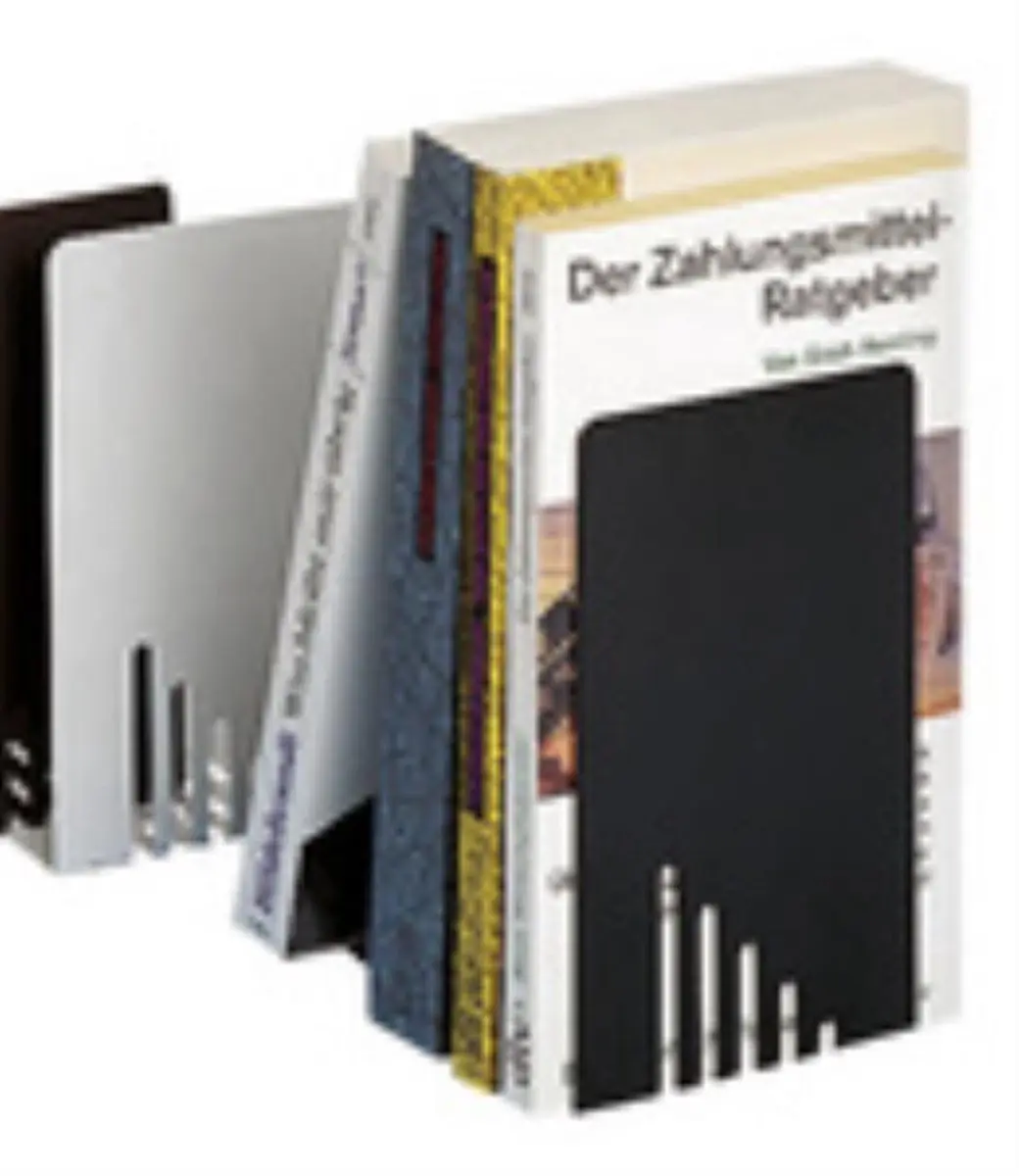 MAUL Boekensteunen 14cm Wit - 2 Stuks - afbeelding 2 van 6