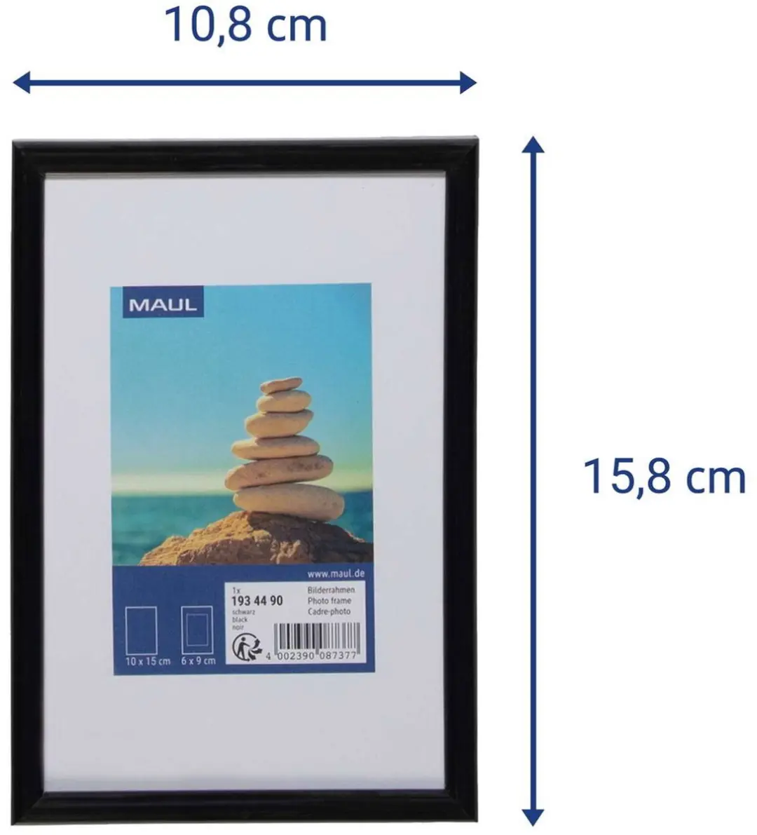 MAUL MAULart Fotolijst 10x15cm - Zwart - afbeelding 4 van 6