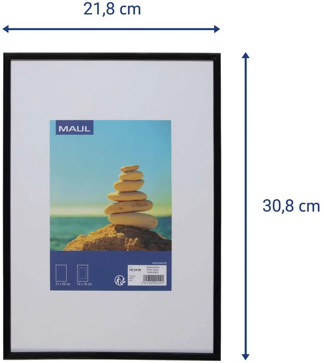 MAUL MAULart Fotolijst 21x30cm - Zwart - afbeelding 5 van 6