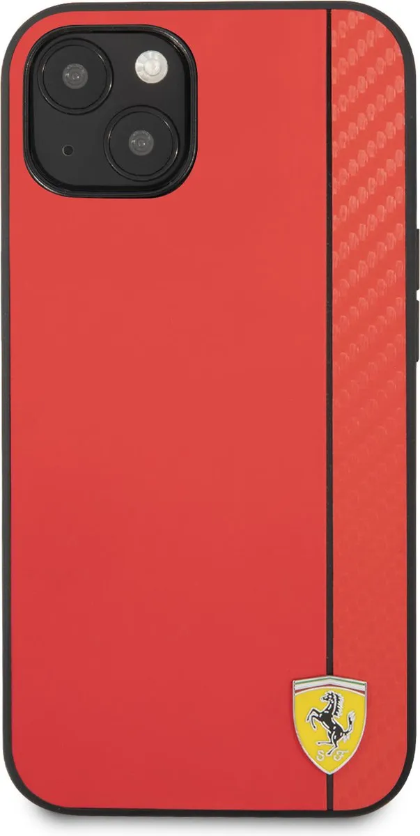 Ferrari iPhone 13 Backcase - Effen Rood - MagSafe