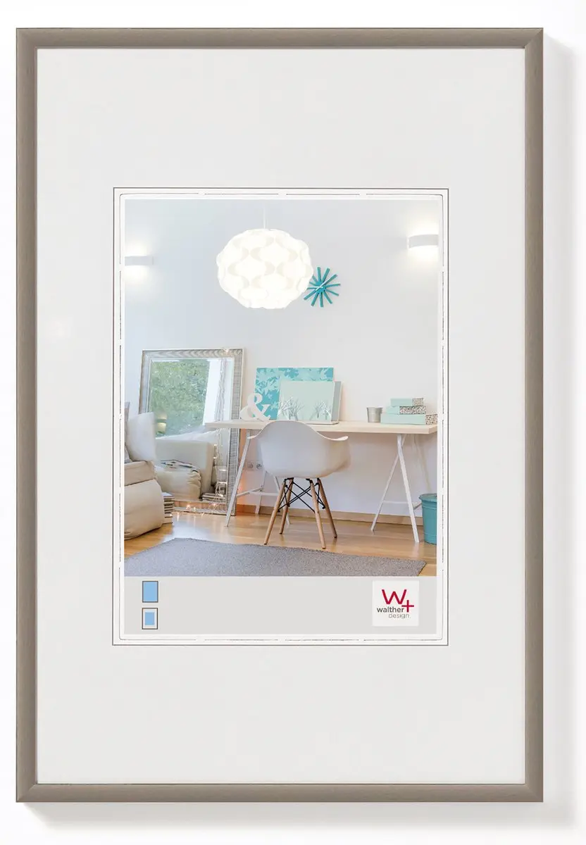 Walther New Lifestyle Fotolijst 20x30cm Staal