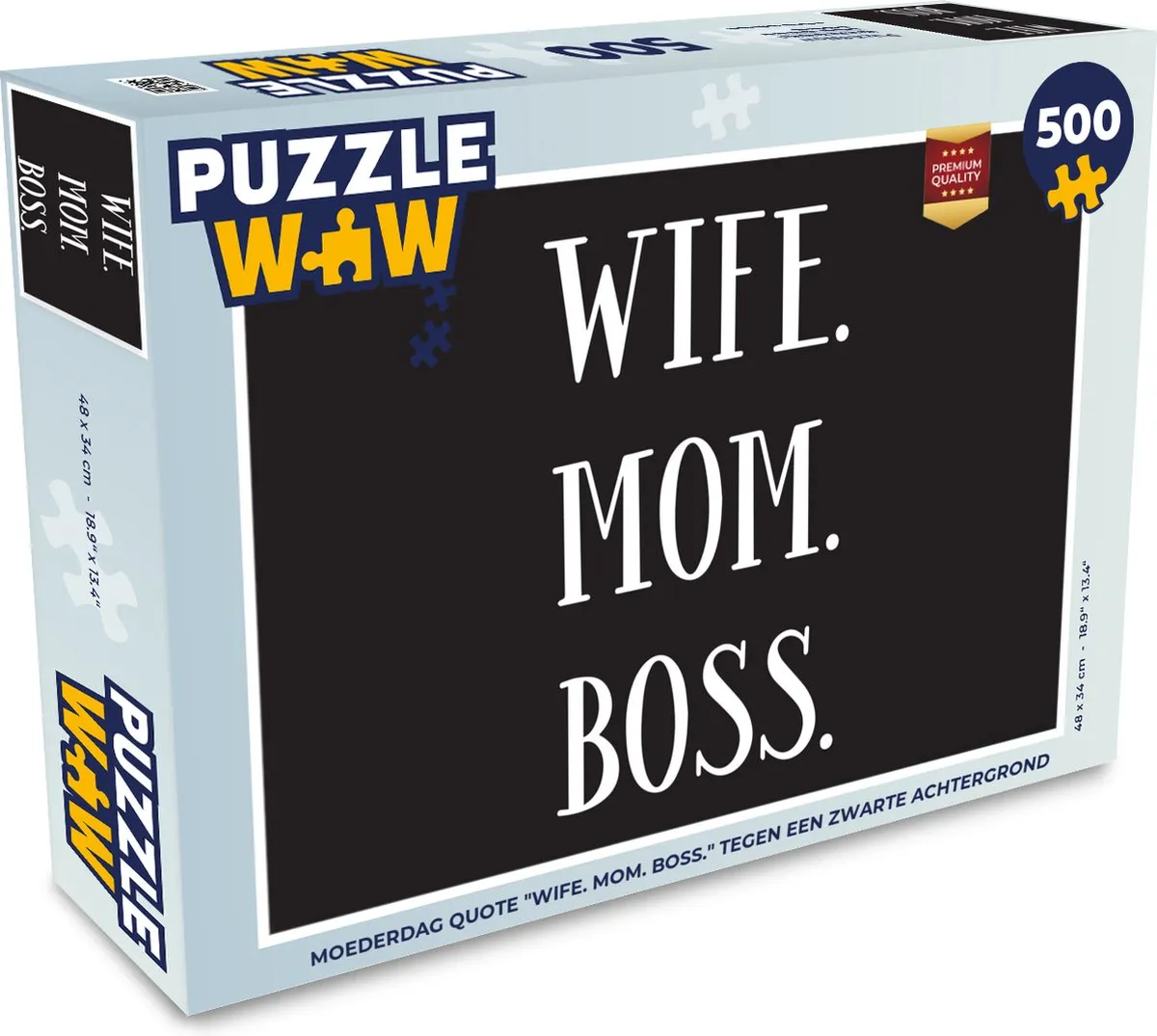 PuzzleWow Mama Legpuzzel 500 Stuks