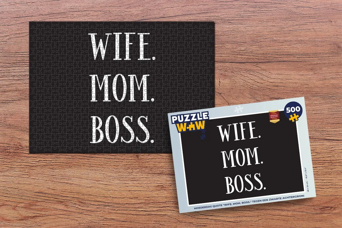 PuzzleWow Mama Legpuzzel 500 Stuks - Multicolor