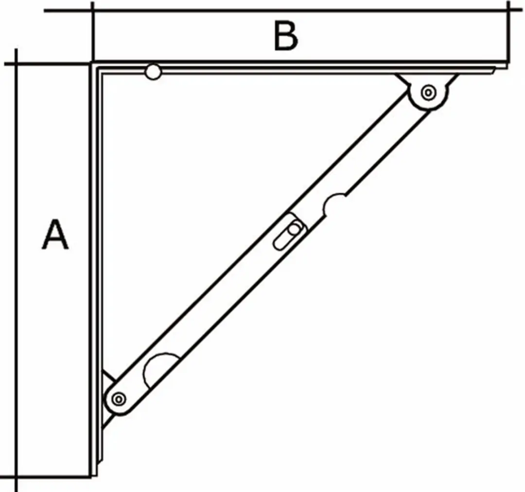 Dulimex Plankdrager BEAM 205x295mm - Wit - afbeelding 3 van 4