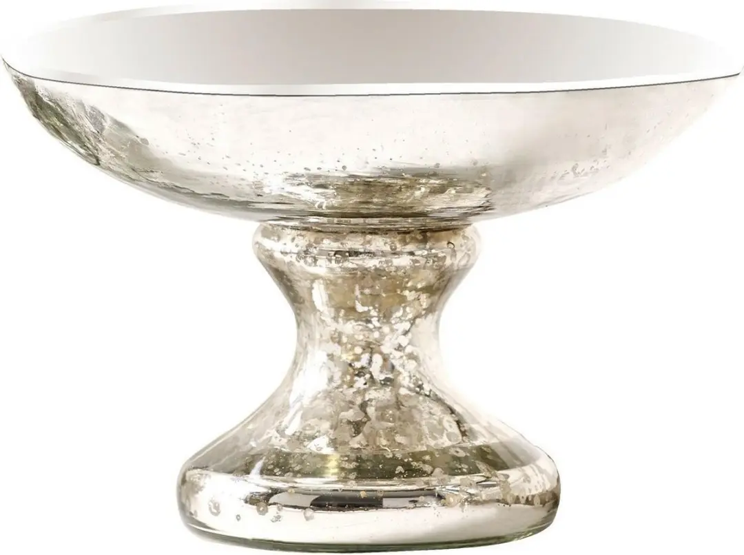 Loberon Schaal Estelle - 20 cm - Antiekzilverkleurig - afbeelding 2 van 4