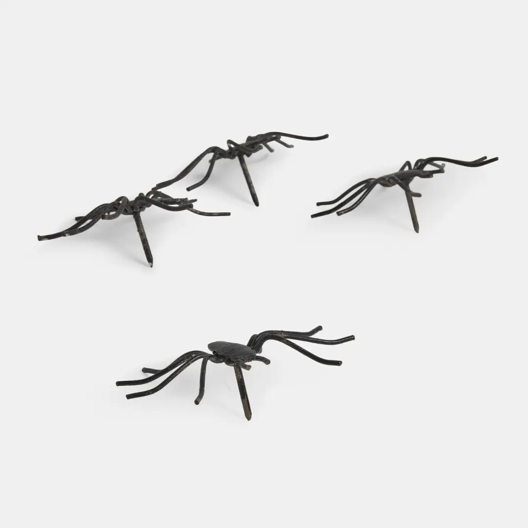 Loberon Gwynetha Decoratiepinnen - 4 Stuks Antiekzwart - afbeelding 3 van 4