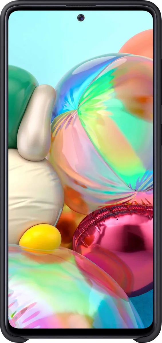Samsung Silicone Hoesje A71 EF-PA715TBEGEU - Zwart