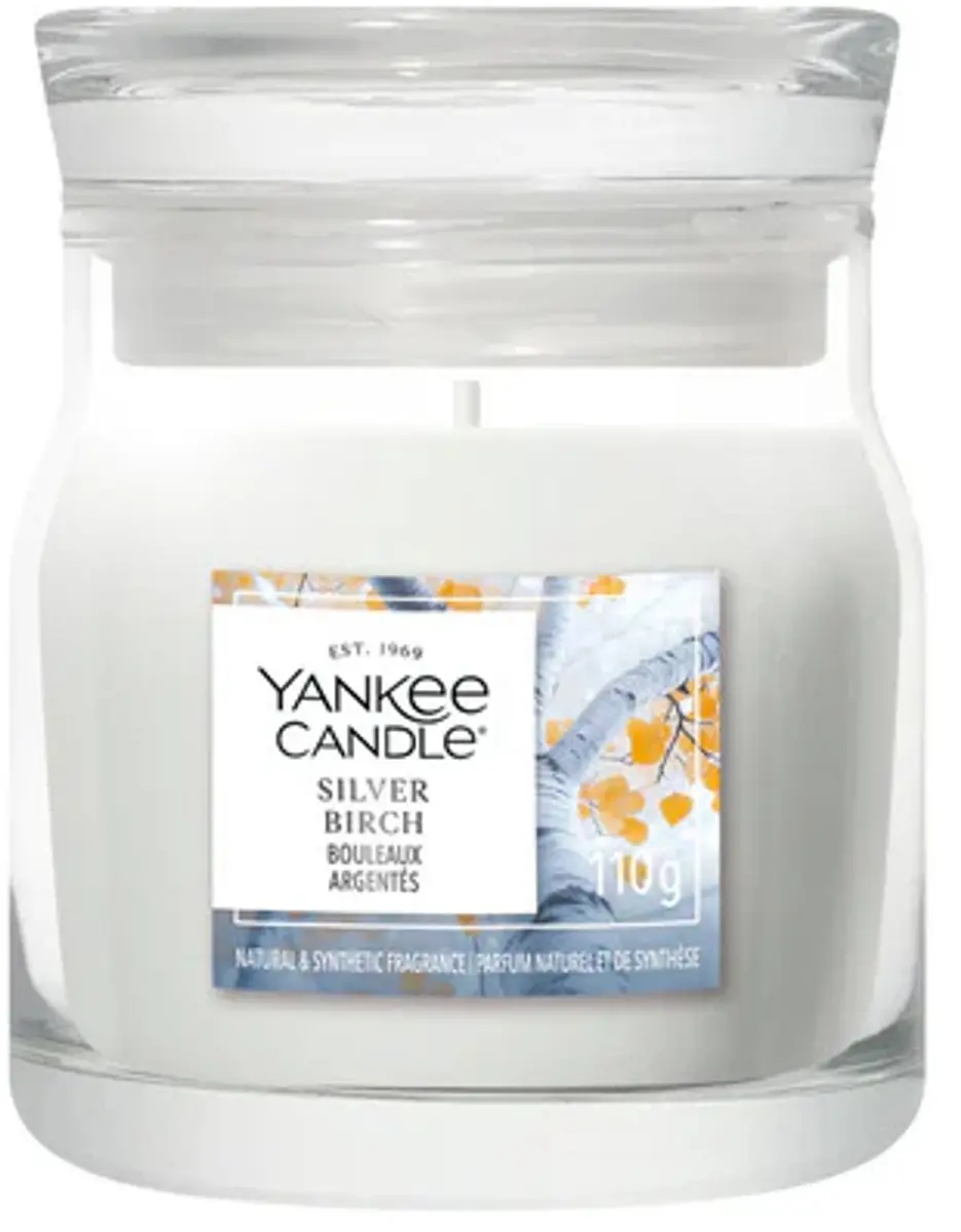 Yankee Candle Silver Birch Geurkaars 110g